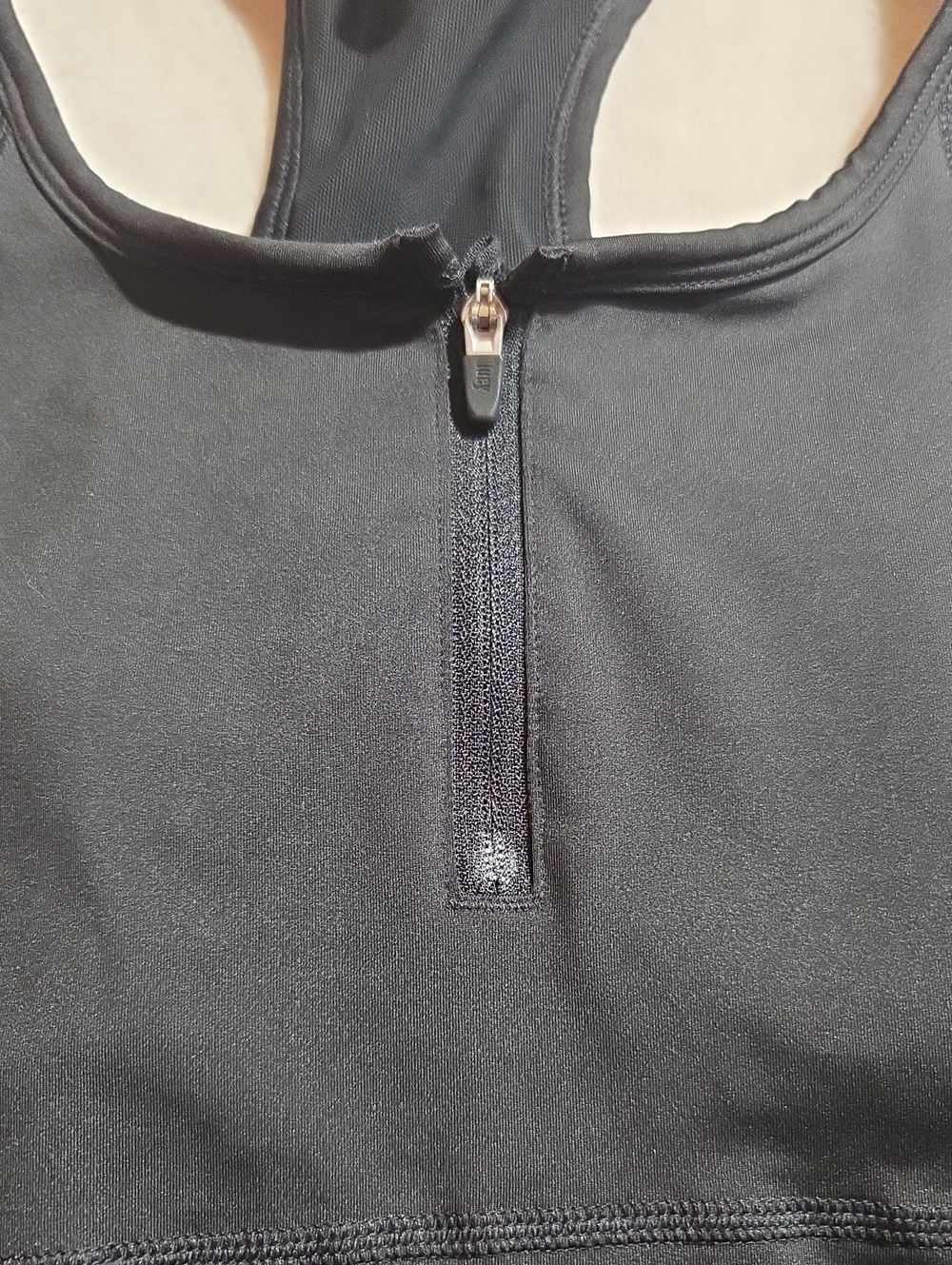 Lucy Racerback Zip-Front Active Tank Top - Picture 3 of 9